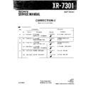 Sony XR-7301 (serv.man4) Service Manual