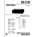 xr-c101 service manual