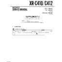 Sony XR-C410, XR-C412 (serv.man2) Service Manual