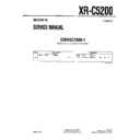 Sony XR-C5200 (serv.man2) Service Manual