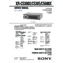 Sony XR-C5300X, XR-C5600X Service Manual