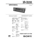 Sony XR-C6200 Service Manual
