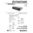 xr-c7200, xr-c7200w service manual