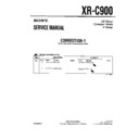 Sony XR-C900 (serv.man2) Service Manual