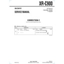 Sony XR-C900 (serv.man3) Service Manual