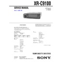 Sony XR-C9100 Service Manual