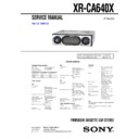 xr-ca640x service manual