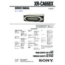 xr-ca660x service manual