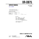 xr-db75 service manual