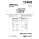 xr-m510 service manual