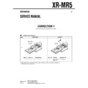 Sony XR-MR5 Service Manual