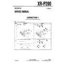Sony XR-P200 (serv.man2) Service Manual