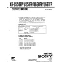 Sony XR-U550FP, XR-U551FP, XR-U660FP, XR-U661FP Service Manual