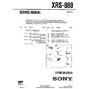 xrs-880 service manual