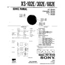 xs-102e service manual