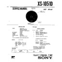 xs-1051d service manual