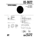 xs-3022 service manual