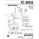 xs-3051d service manual