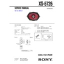 xs-5726 service manual