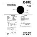 xs-6013 service manual