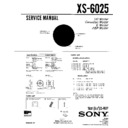 xs-6025 service manual