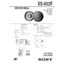 xs-602f service manual
