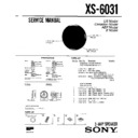 xs-6031 service manual