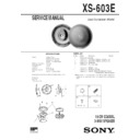 xs-603e service manual