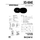 xs-694e service manual