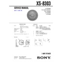 xs-8303 service manual