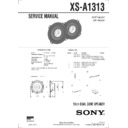 xs-a1313 service manual