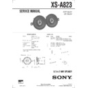 xs-a823 service manual