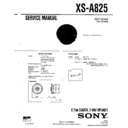 xs-a825 service manual