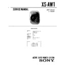 xs-aw1 service manual