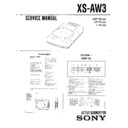 xs-aw3 service manual