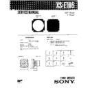 Sony XS-E105 (serv.man2) Service Manual