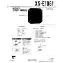 xs-e1061 service manual