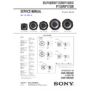 Sony XS-F1025R Service Manual