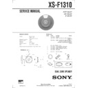 xs-f1310 service manual