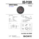 xs-f1331 service manual