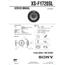 xs-f1720sl service manual