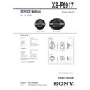 xs-f6917 service manual