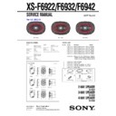 xs-f6922 service manual