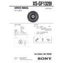 xs-gf1320i service manual