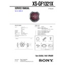 xs-gf1321x service manual