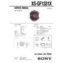 xs-gf1331x service manual