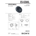 xs-gs80l service manual