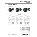 Sony XS-GTF1036 Service Manual
