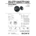 Sony XS-GTF1326 Service Manual