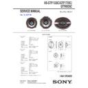 Sony XS-GTF1335C Service Manual